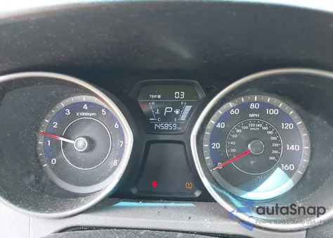 2014 Hyundai Elantra Sport z USA, uszkodzony, nr VIN KMHDH4AH8EU149595